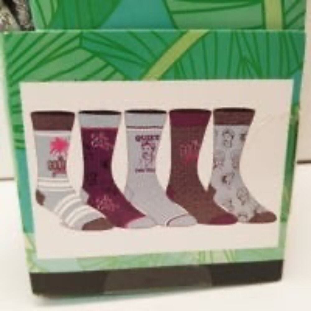 Bioworld Golden Girls 5 Pack Crew Socks